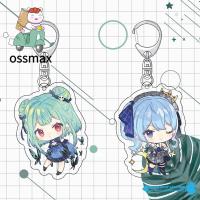 OSSMAX Minato กระเป๋าน่ารักจี้หุ่นของเล่นคู่อะนิเมะตัวละครพวงกุญแจรถพวงกุญแจอะคริลิคพวงกุญแจ Q รุ่นอะนิเมะโฮลโอลีฟ