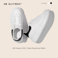 Giày sneaker nữ giayBOM GB Classics đế cao 4 cm B1443 thumbnail