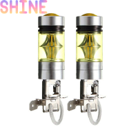 Shine 100W H3หลอดไฟ LED FOG Light Driving bulb 12/24V ไฟตัดหมอกไฟหน้ารถยนต์อุปกรณ์เสริม