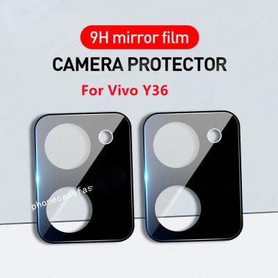 ตัวปกป้องกล้องถ่ายรูปสำหรับ Vivo Y36 4G Y78 Y27 NFC 5G 2023กระจกเทมเปอร์ปกป้องหน้าจอเลนส์แก้วป้องกัน