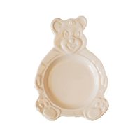 Cute Cartoon Bear Bowl Dessert Cereal Bowl Ceramic Plate Cutlery Salad Tray Flat Soup Bowl Cake Baking Tray Kitchen Tableware