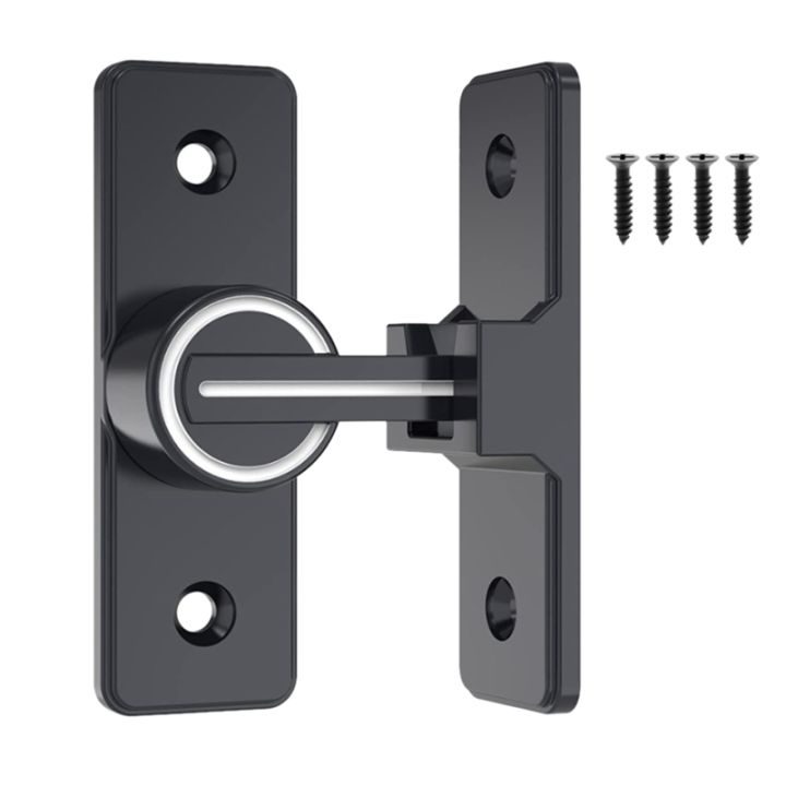 Barn Door Lock Hardware, 90 Degree Heavy Duty Gate Latches Flip Latch