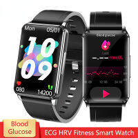 นาฬิกาสุขภาพ Fitness Bracelet EP02 Blood Glucose Smart Watch ECG HRV Blood Sugar Mmol Oxygen Smart Bracelet Body Temperature Fitness Tracker