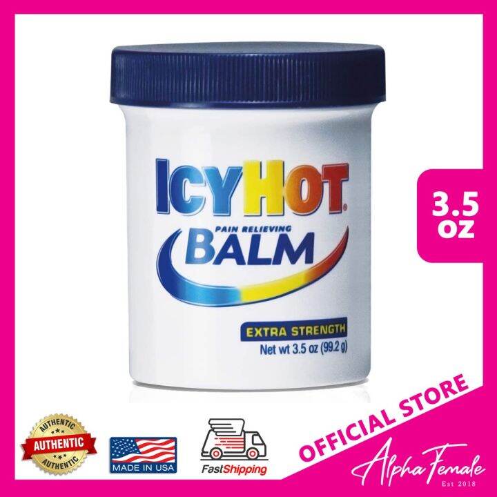 Icy Hot Extra Strength Pain Relieving Balm for Back Pain, Shoulder Pain