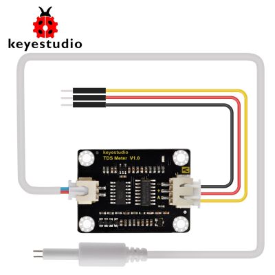 【✆New✆】 fuchijin77 Keyestudio แผง V1.0มิเตอร์ Tds โมดูลมิเตอร์น้ำตัวกรองวัดคุณภาพน้ำสำหรับ Arduino ราสเบอร์รี่ Pi Bbc Micro: Bitunor3
