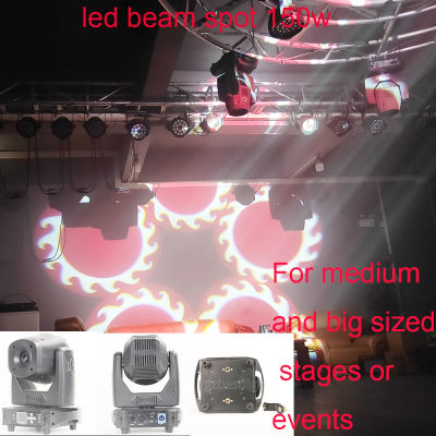 With quick fast lock high quality head movil led beam 150watts led spot beam 150w 2in1 moving head 150w light ht led 150w spot ly