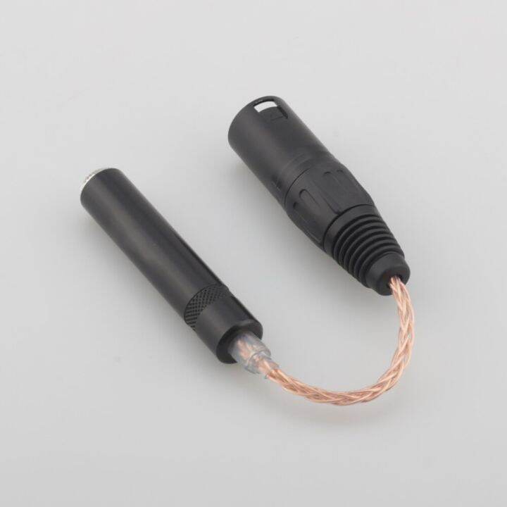 high-quality-hc028-8-cores-single-copper-4-pin-xlr-male-balanced-to-6-35mm-1-4-female-audio-adapter-cable