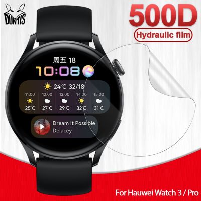 ✔ Dla Huawei Watch 3 pełna pokrywa przezroczysta folia ochronna dla Huawei Watch 3 Pro Smartwatch HD miękka folia ochronna (nie szkło)