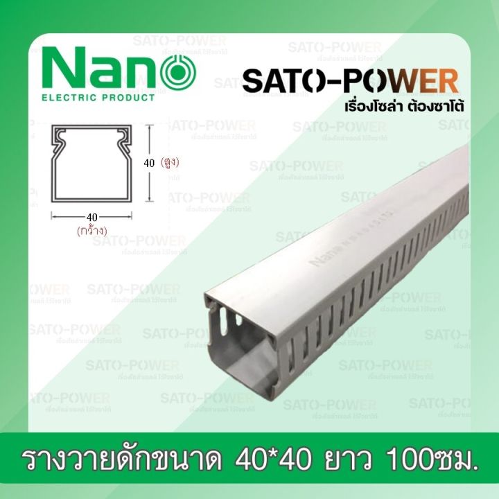 รางวายดัก-nano-wd4040nano-40x40-ยาว99ซม-รางเก็บสายไฟ-สีเทา-แบบทึบ