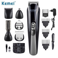 KEMEI KM-600. ปัตตาเลี่ยนไร้สายแบบชาร์จ 11 IN 1ระดับมือ อาชีพ ที่รวมอุปกรณ์สำหรับเปลี่ยนมากมาย สามารถตัดทรงผม ตัดขนจมูกและขนหูได้  PRO AUDIO