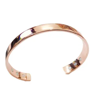 Louis Vuitton gold leather couple/best friend magnetic bracelet