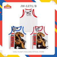 COOLPLANET เสื้อกล้าม ลายไดโนเสาร์ จูราสสิคเวิล์ด ลิขสิทธิ์แท้ พร้อมส่ง Jurassic T-Shirt เสื้อยืด เสื้อเด็ก คอกลม