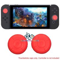 Silicone Analog Controller Thumb Stick Grip Thumbstick Cap Buttons Cover Case For Nintendo Switch &amp; Switch Lite Joy-Con NS Controller (Orange) ซิลิโคนอนาล็อก [จุกยาง] สีส้ม