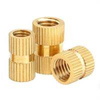 ✟ 10-100pcs Brass insert nut M1 M1.2 M1.4 M2 M2.5 M3 M4 M5 M6 M8 M10 Injection Molding Knurled nut Thread Nuts