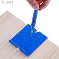 Blue Hinge Hole Drilling Guide 35mm 40mm Locator Hole Opener Template Door Cabinets DIY Tools For Woodworking Hand Tools