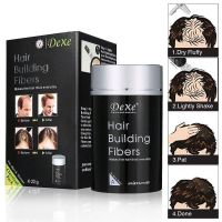 ผงไฟเบอร์เพิ่มโวลลุ่มผม Dexe Hair buiiding fibers เพิ่มเส้นผม ปิดเหม่ง ปิดผมบาง ปิดผมแสกกว้าง แก้ปัญหาศรีษะล้าน ศรีษะบาง