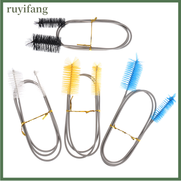 ruyifang-แปรงทำความสะอาดท่อสแตนเลสแปรงทำความสะอาดท่อ1ชิ้น
