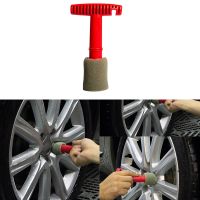 【cw】 brush embedded steel ring screw cleaning wheel tool fine wash car Plastic Handle