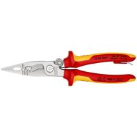 KNIPEX NO.13 96 200 T Pliers for Electrical Installation with Tether Attachment Point, 200mm.Factory Gear By Gear Garage