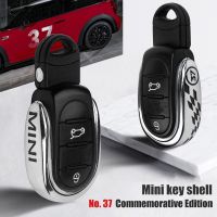 [HOT CPPPPZLQHEN 561] รถจัดแต่งทรงผม Alloy Key Case Chain Union Jack สำหรับ BMW Mini Cooper JCW F56 F55 F57 F54 F60 Clubman Countryman รถอุปกรณ์เสริม