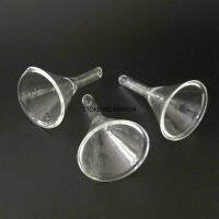 5pcslot Short neck Triangle type Subuliform Glass Funnel with straight top Diameter 30mm