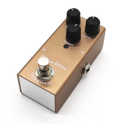 Electric Guitar Digital Delay Pedal Time/Level/Repeat Knob Effect Pedal Mini Single Type DC 9V True Bypass