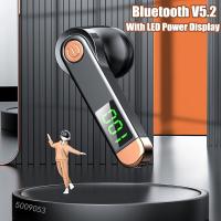 New Wireless Bluetooth Headset with LED Power Display Handsfree HD Call Music Sports Earphone Waterproof Noise Reduction Over The Ear Headphones