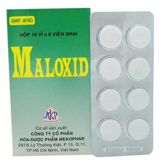 Viên nhai dạ dày maloxid làm giảm các triệu chứng đầy hơi , khó tiêu - ảnh sản phẩm 1