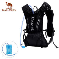 CAMELCROWN กระเป๋ากระเป๋าเป้เดินทาง5ลิตรพร้อม1L กระเพาะปัสสาวะน้ำกระเป๋าสะพายเก็บความชุ่มชื้นเดินป่าตั้งแคมป์กีฬาผู้ชายกระเป๋าจักรยานกีฬา