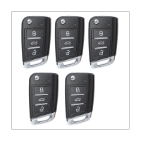 5Pcs/Lot KEYDIY NB15 Universal 3 Button KD Remote Control Car Key for KD900/KD-X2 KD MINI/ KD-MAX for VW MQB Style