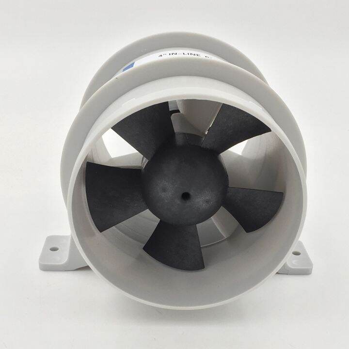 4 Inch Silent Inline Blower, 12V Quiet Air Turbo Fan for Air