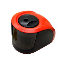 Pencil Sharpeners Battery Operated or USB Powered Pencil Sharpener with Container Double Holes for 6-12mm EM88