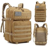 50L ManWomen Hiking Trekking Bag Military Tactical Backpack Army Waterproof Molle Bug Out Bag Outdoor Travel Camping Backpack