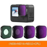 ND16 ND8 Gopro 9/10/11 CPL ของแท้ ND32กรองป้องกันรังสียูวีอุปกรณ์เสริมลดแสง