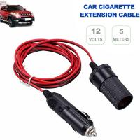 【hot】№✺  12V 5A Car Socket Extension Cord Cable 1/2/3/5M Male Plug To Female Interior