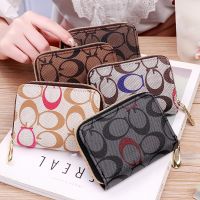 【CC】▪  Credit Card Holder Coin Purse for New Fashion Leather Cardholder Wallet ID