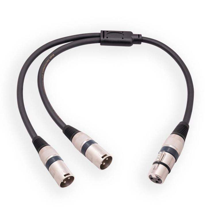 3-pin-xlr-ตัวเมียเป็นแบบคู่สายเคเบิลตัวผู้-xlr-50ซม-3-pin-สายเคเบิล-xlr-ลดเสียงรบกวนสำหรับลำโพงไมโครโฟนขยายเสียง