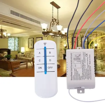 Digital Remote Control Light Switch Wireless ON OFF Remote Control Switch  for Light Bulb Chandelier 220V Wayswireless controller switch 4ways