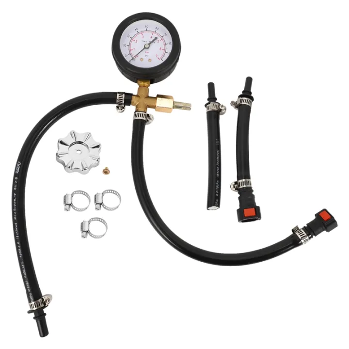 Quick Connected Fuel Injection Pump Pressure Tester Gauge with Valve 0 ...