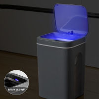 Smart Trash Can Wireless Induction Automatic Sensing Non-contact Trash Bin Home Rubbish Can for Bedroom Toilet Kitchen Garbage