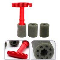 ✹☞♙ Lug Nut Cleaning Brush with 2 Replacement Sponge Head for Boat Bus Car