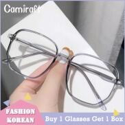 Camiraft Fashion Glasses Big Square Replaceable Lenses Eyeglasses For