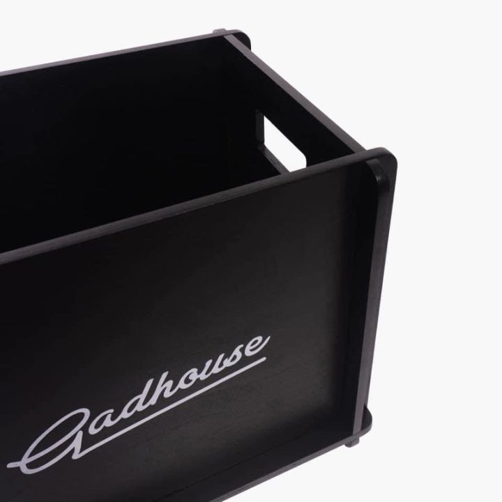 gadhouse-vinyl-storage-crat-black-สีดำ-ลังไม้-ลังไม้ใส่แผ่นเสียง-ลังไม้เก็บแผ่นเสียง