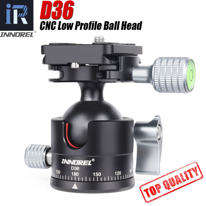 innorel-d36รายละเอียดต่ำหัวบอล36มิลลิเมตร-cnc-โลหะ360-กล้องพาโนรามาหัวขาตั้งกล้องสำหรับขาตั้งกล้อง-monopod-กล้อง-dslr-กล้องวีดีโอ