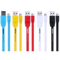 (ถูกทุกวัน + แท้100% + ส่งเร็ว) ลดล้างสต็อค REMAX RC-001 Lightning / Micro USB Full Speed Cable 2M/1M. สายชาร์จ สายแบน Lightning / Micro ยาว 2 เมตร และ 1 เมตร CLEARANCE SALE