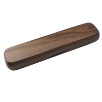 Handmade Natural Wooden Pen Box Walnut Wood Pencilcase Portable Magnet Fixed Storage Box For One Pen Office School Supplies Gift