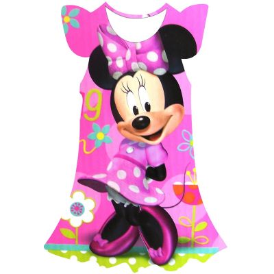 Minnie Mouse Dress Girls Dresses For Baby Girls Cosplay Party Dress Up 1-10 Years Children Birthday Disney Series Skirt Costumes