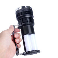 Solar Power Rechargeable Battery LED Flashlight Outdoor Camping Tent Light Lantern Lamp Dropshipping