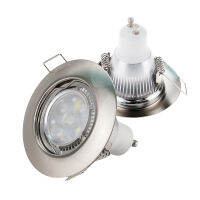 12pcs Round GU10 Recessed Downlight LED MR16 Fitting Mounting Ceilin Lights Frame Lamp Cutout 55mm Socket Holder