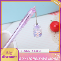 ?【Lowest price】Qearl จี้ขวดปากกาน่ารักเครื่องเขียนน่ารักแปลกใหม่ปากกาเจลสำหรับนักเรียน